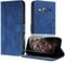 JayModCase Compatible with Samsung Galaxy J310 / J3 2016 Case, Premium Leather Flip Wallet Cover with [1 Screen Protector] Card Holder Magnetic Closure Stand Function for Galaxy J3 2016 (Blue)