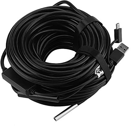 Inspecti Rohrkamera Infrarot 10M 1 Stück 20 Meter 5,5 Mm USB-Endoskop mit 720P Wasserdichter Kamera die Rohrautoinspektion