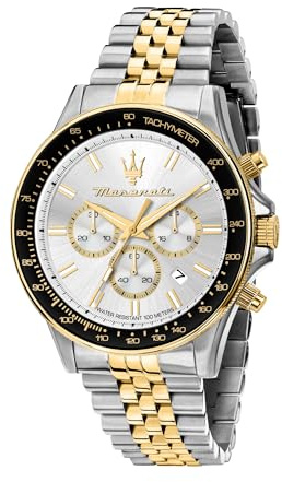 Maserati Herrenuhr, Chronograph, Analog, 44 mm, SFIDA-Kollektion, Geschenkidee R8873640024