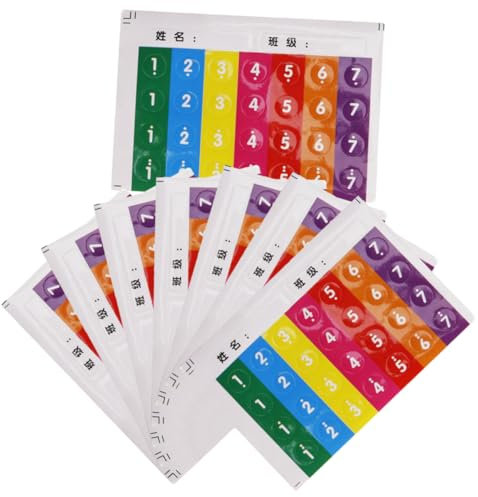 SAFIGLE 8stücke Teiliges Panflöten-notenaufkleber- Einfach Anzubringen Dünn Geruchlos Für Anfänger Übung Zubehör Zur Panflöten-beschriftung Und Percussion-spielhilfe