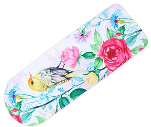 QUMIIRITY Copriasse Da Stiro Telo Protettivo Resistente Al Calore Fodera Isolante Per Asse Da Stiro Stampa Digitale Volatile Giallo