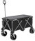Transportwagen Outdoor-Campingwagen, Wohnmobil, Faltbarer Wohnmobil, Grillausflug, praktischer Wagen, Angelwagen Tragbarer Wagen(Black)