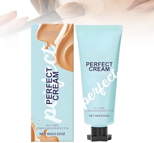 All-Over Complexion Perfector, langanhaltende CC-Creme-Foundation, wasserfeste und wischfeste Hauttönung, CC for ältere Frauen(1PCS)