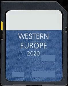 Scheda SD Navigazione GPS Europa Ovest 2020 V12 compatibile con Volkswagen VW RNS 310 - Codice 3C0035270