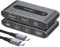 USB C KVM Switch 1 Monitore 2 Computer 4K@60Hz KVM-Switches für 2 Computer Sharing 1 Monitor Tastatur Maus 3 USB2.0 Port Unterstützung bis zu 100W Aufladen