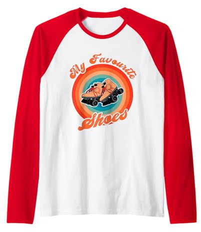 Rollerskater My Shoes Rollschuh Disco Raglan