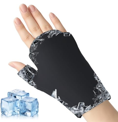 Xiuxhae 1 (S Größe) Kühlpacks Gel Handschuh für kalt warm kompresse, Coolpack Handschuh für Verstauchungen, Schwellungen, Kühlhandschuhe Chemotherapie für Tenosynovitis, arthritis und Rheuma