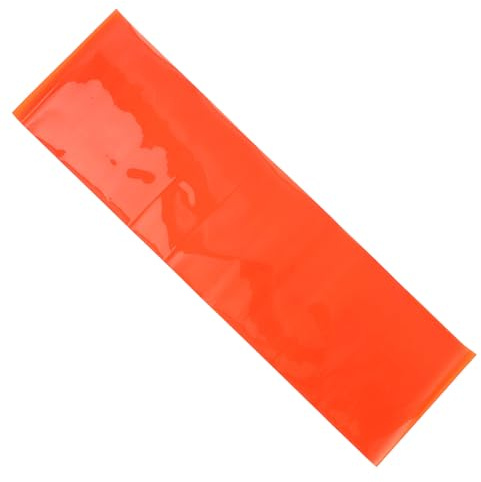 PAMINGONO Orange Pet Window Film for Light Filtering Versatile Decor for Workplace and Studio Use 40x300cm