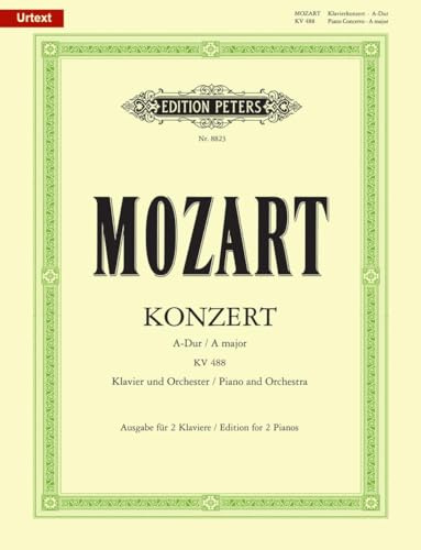 Piano Concerto No. 23 in a K488 Edition for: Cadenzas (Edition Peters)