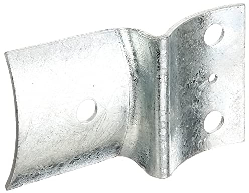 Alberts 202828 Zaun-Riegelbeschlag | feuerverzinkt | für Pfosten und Palisaden Ø100 mm | 70 x 117,5 mm