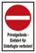 Schild - Verbot der Einfahrt - Privatgelände - Einfahrt für Unbefugte verboten – 60x40cm | stabile 3mm starke Aluminiumverbundplatte – S00358-013-A +++ in 20 Varianten erhältlich