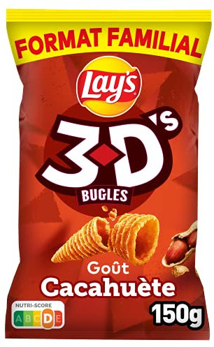 Lay's 3D's Cacahuète Format Familial 150 g