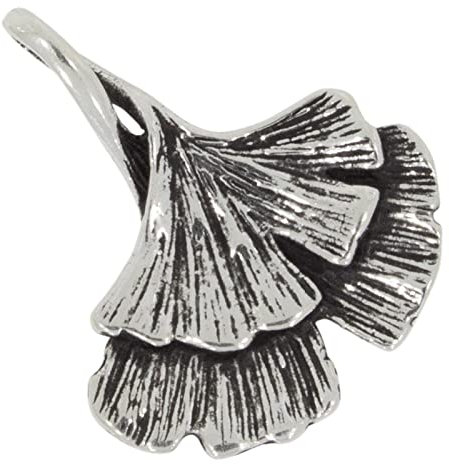 AFP Damen Anhänger Ginkgoblatt 925 Sterling Silber AS-713