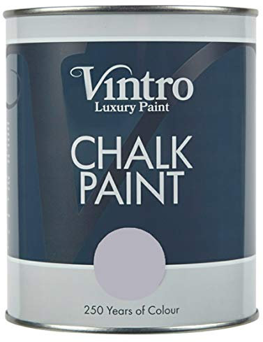 Vintro | Lilac Chalk Paint | Furniture Paint | Shabby Chic | Upcycle | Decorate | Ultra Matt Finish | Lilac | 1 Litre (Amethyst)