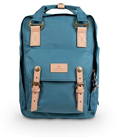 Doughnut MACAROON Rucksack Reborn Series Unisex 16L mit Laptopfach I Studenten-Rucksack funktionell & handgefertigt I ideal als Reise-Rucksack oder leichter City-Rucksack I Daypack in Denim