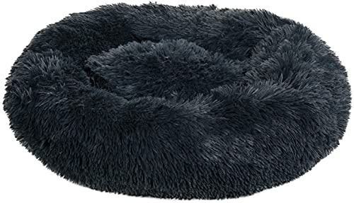 HKM Fluffy Hundebett dunkelgrau 70cm x 25cm