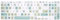 WYGCH Silicone Keyboard Cover for Dell Inspiron 15 3000/5000 Series, G3/G5/G7 Series, Inspiron 17 7786 - Mixed Color Green