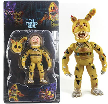 FNAF Actionfiguren, Five Nights Game Articulated Action Figure, Nightmare Foxy/Bonnie/Fazbear/Chica/Policeman 16cm