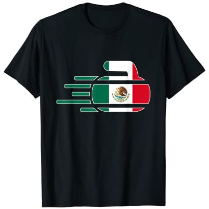 Mexico Curling Team Fans Trikot Mexikanische Lockenwickler Wintersport T-Shirt