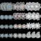 Yayatty 36 Stück Blumen Spitzenpatches, Stickpatches Organza Lace Appliques Nähen Sie Patches zum Reparieren und Dekorieren von Kleidung