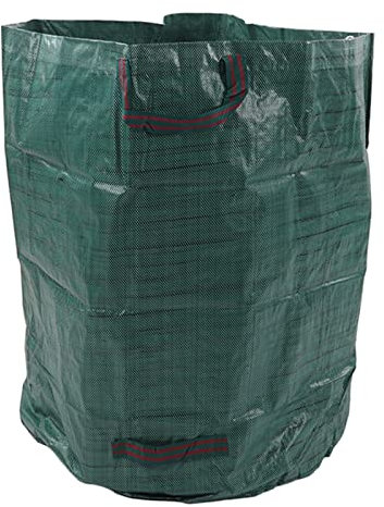 PENO Sacs poubelles de Jardin, Sacs de Jardin réutilisables avec revêtement en polyéthylène imperméable, Support à Boucle Flexible, Pliable, résistant à la déchirure, Grande Ouverture pour pelouse