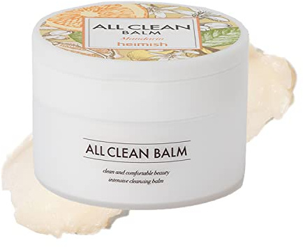 HEIMISH All Clean Balm Mandarin - Cleansing Balm, Waterproof Makeup Remover, Face Cleanser, Oil Based Cleanser, Korean Skincare with Natural Aroma Oil, Vegan, For All Skin Types, 4.0fl.oz/120ml
