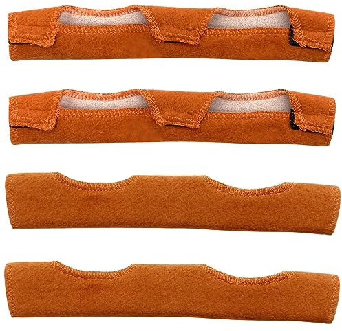 4-Pack Harter Hut Schweißband, 25x9.5CM, Harter Hut Schweißen Brauner Schweiß Harter Hut Stirnbänder für Schweißen Helme Zyklus Ricing Harter Hut Band Luftkissen Schweißband Helm Tröster Pad