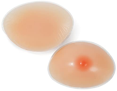 Windsleeping Inserti in silicone per reggiseno, push-up, coppe per seno, potenziatore per reggiseno da donna, bikini, Nude, 80