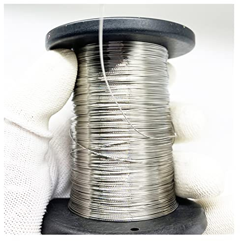 Fili Metallici Corda metallica in acciaio inossidabile 304 dura 0,1 mm 0,2 mm 0,3 mm 0,4 mm 0,5 mm 0,6 mm 0,8 mm 1*1 stendibiancheria antiruggine a filo singolo 100 m Filo di Acciaio Inossidabile ( Si