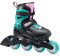 Rollerblade Fury, Inline Skates für Jungen, Freizeit Inliner, Kinder, Schwarz/Meeresgrün, 36.5-40.5