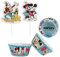 Dekora - Backformen Set | Muffin und Cupcake Formen Papier mit Cake Topper - 24 Backförmchen + 24 Toppers - Mickey & Friends