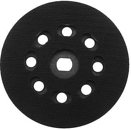 SG Store Platorello Per Levigatrice A 8 Fori da 125 mm Compatibile con Black & Decker BD190 KA190E SPEC375 Platorello Ricambio per Levigatrice con Gancio E Anello