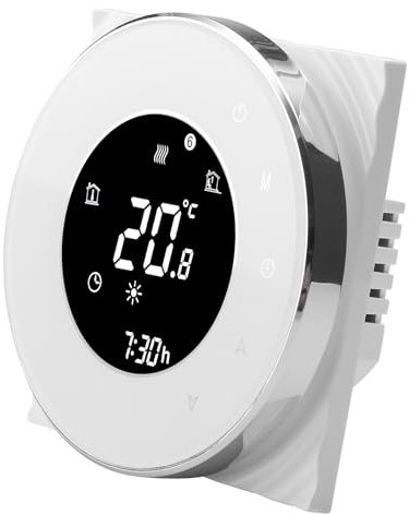 Wengart Raumthermostat WG6000, AC230V 3A digital programmierbar, thermostatische Innensteuerung für Wasserheizsysteme