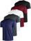 5 Pack Mens T-Shirts Quick Dry Short Sleeve Tshirts Moisture Wicking Active Athletic Running Tops Men Work Shirts,M 5p1