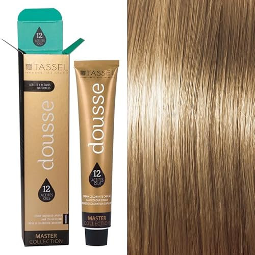 TASSEL DOUSSE Tinte para el pelo profesional con 12 aceites naturales - Tinte pelo mujer colores Naturales - Baño de color - Barros secretos del agua (nº8, 100.00 ml (Paquete de 1))