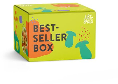 Just Spices Favoriten Gewürzbox, 4 vielseitige Gewürzmixe