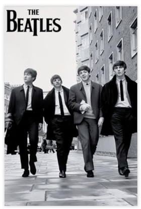 bacrhjlb De Beatles-Poster, De Beatles-Albumposter auf Leinwand, Wandkunst, Dekordruck, Bild für Wohnzimmer, Schlafzimmer, Dekoration, ungerahmt, 30 x 45 cm