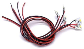 MTS-Line LED Hausbeleuchtung warmweiß mit Kabel / 5 Stück 7-24 V - Gartenbahn - LGB Spur G Ersatzteil - LGB Spare Part