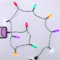 LED Christmas Light iPhone Charger Cord USB C Type C Charging Cable Gift for iPhone 15/15 Plus/15 Pro/15 Pro Max/iPad/Samsung with 10 Lights Christmas Decorations (Black 2pcs)