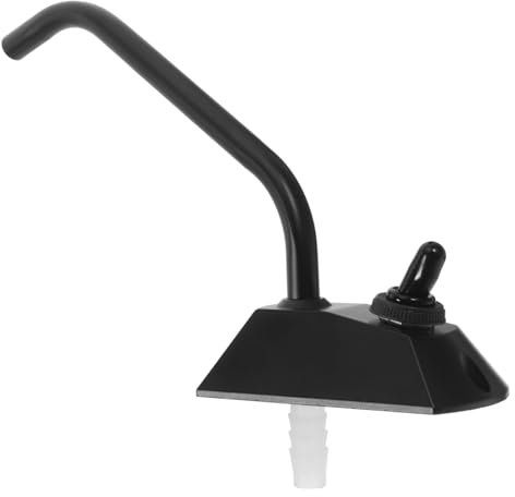 HOMOCONO Electric Faucet Tap Single Handle Mixer Caravan Tap Foot Operated Water Pump for Sink Rv Water Pump Switch