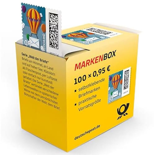 DEUTSCHE P0ST 100x 0,95€ Briefmarken selbstklebend, für Standardbriefe bis 20g & Postkarten