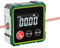 Magnetischer Digitaler Winkelsucher mit Elektronischem Laser, Winkelsuchgerät mit starkem Magnetfuß, Digitaler Winkelmesser Neigungsmesser Laser Wasserwaage mit LCD für die Holzbearbeitung (1P)