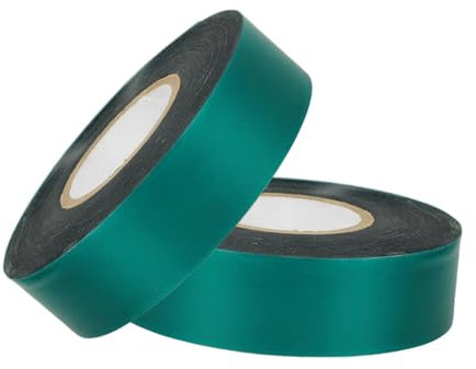 PAMINGONO 2rolls Garden String Twine Green Plant Ties Plant Tape Elastic Branch Binding Tape for Trees