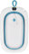 XXL Baignoire Pliable Bébé avec Thermomètre à eau, Baignoire Bebe, baignoire bebe pliable pour les bébés de 0 à 6 ans,80 * 50 * 23cm-Bleu