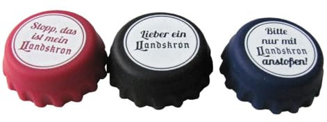Brauerei Landskron 3 Verschiedene Silikon Kronkorken - von Korki