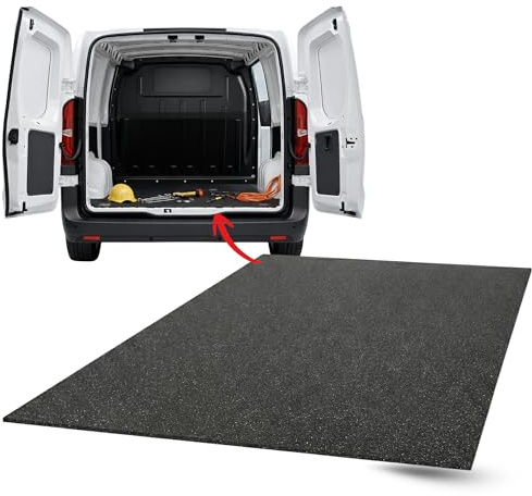 Gummimattenprofi Antirutschmatte 1 Stück 6mm x 80cm x 120cm | Ladungssicherung | Rutschhemmende Gummimatte | zuschneidbar | 250 t/m² belastbar | temperaturbeständig –30 °C bis +110 °C