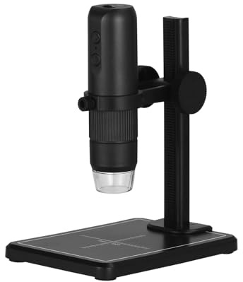 LICAEVEY Digital Microscope Kit for Android OS X Wins Phone Tablet Computer, 1000X Magnification 1080P HD Wireless USB Microscope with 8 LED Lights