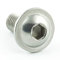 Eisenwaren2000 Tornillos de cabeza alomada M6 x 40 mm con hexágono interior y brida (50 unidades) ISO 7380 tornillos con cabeza plana y unión Tornillos roscados Acero inoxidable A2 V2A Inoxidable
