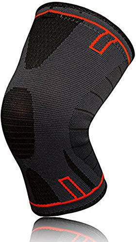 2 x Kniebandage für Damen & Männer | Zum Schutz von Meniskus & Knie | Elastische atmungsaktiv Knieschoner mit Kompression für mehr Stabilität beim Sport und im Alltag | Knieschützer (M)