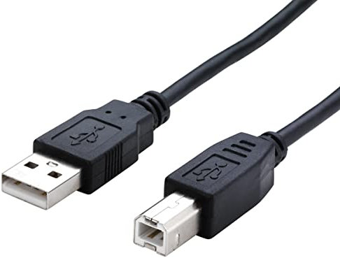 KTX7® USB Druckerkabel - Kabel für Drucker oder Scanner - Stecker Typ A zu Typ B (1m)